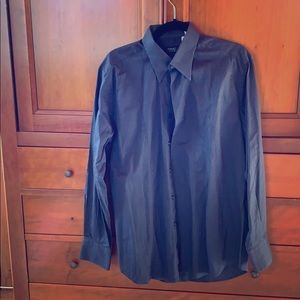 Versace black dress shirt